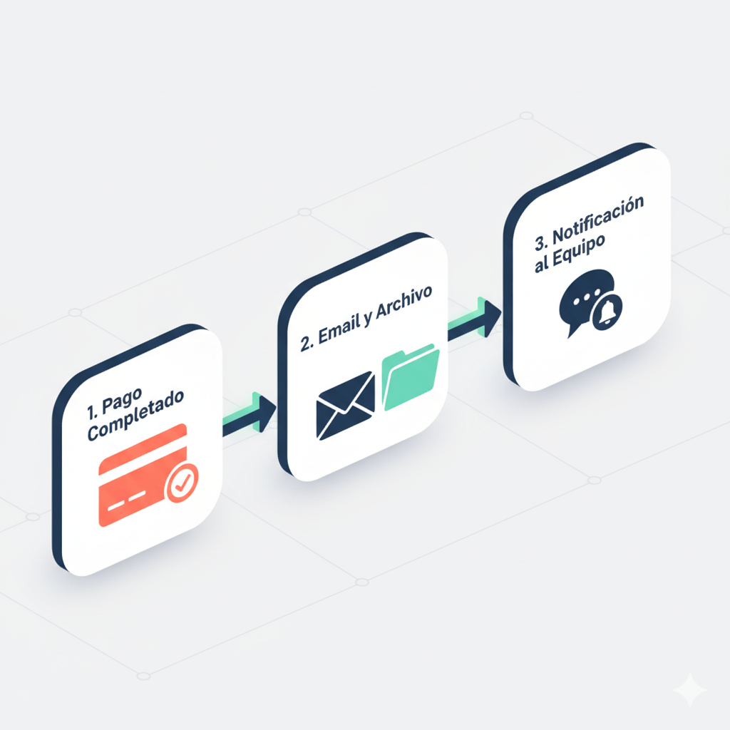 Automatizar Tareas con IA: La Guía Práctica para Ahorrar 10 Horas a la Semana 3 flujo de trabajo automatizado con ia.jpg